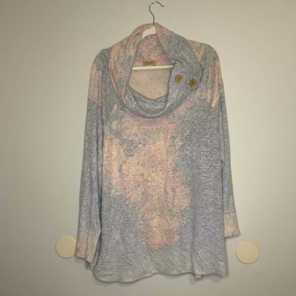 Gray and light pink Sweater